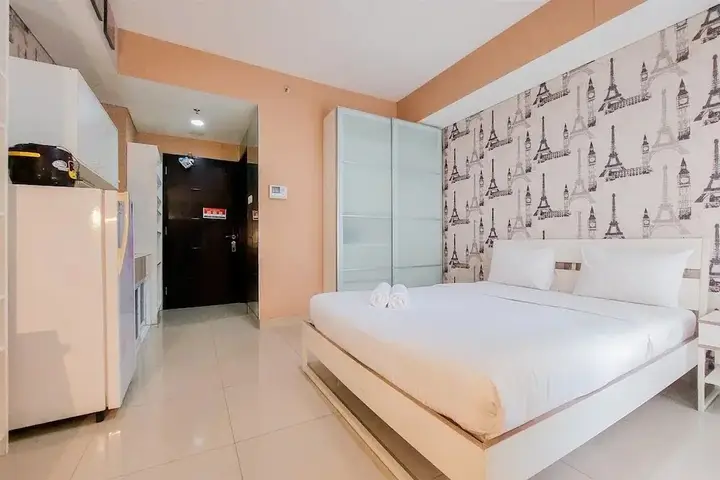 Legok: Cozy And Minimalist Studio Room Paramount Skyline Apartment