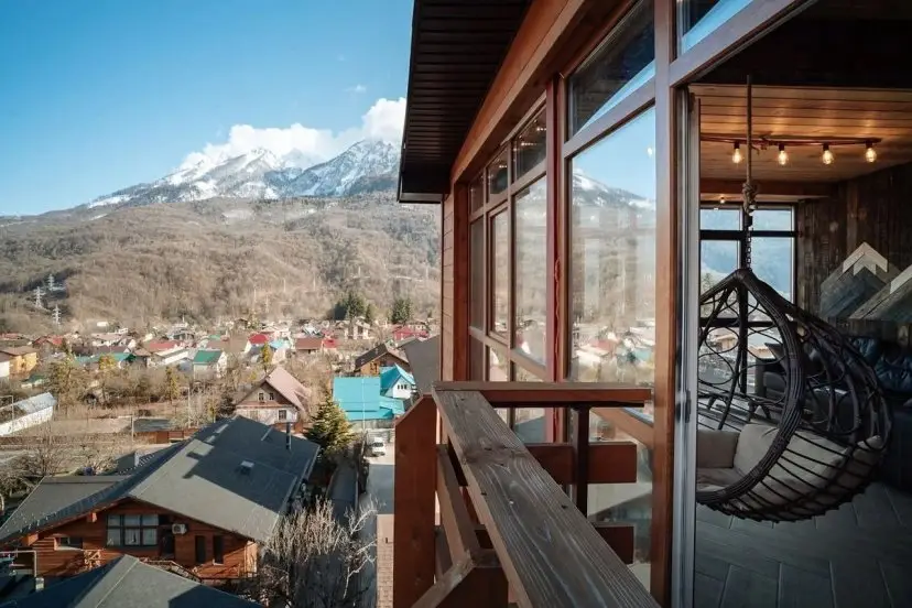 Красная Поляна: Апартаменты Freedom Apartments Panoramic view 1