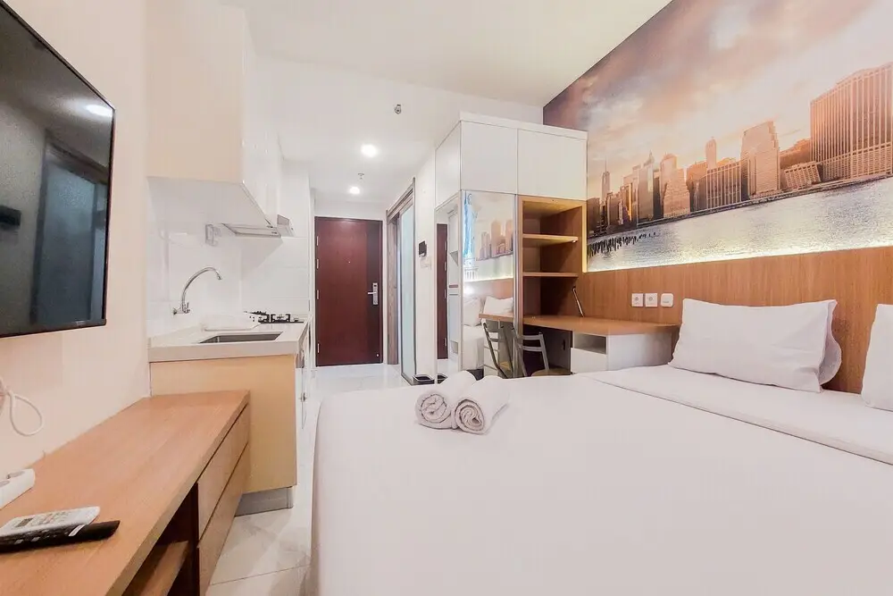 Legok: Cozy Living And Comfy Studio Sky House Bsd Apartment