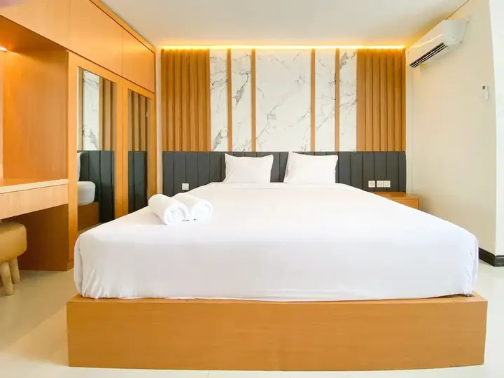 Семаранг: Homey And Strategic Studio (No Kitchen) At Sentraland Semarang Apartment