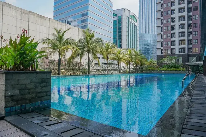 Джакарта: Modern And Homey 1Br At Tamansari Semanggi Apartment