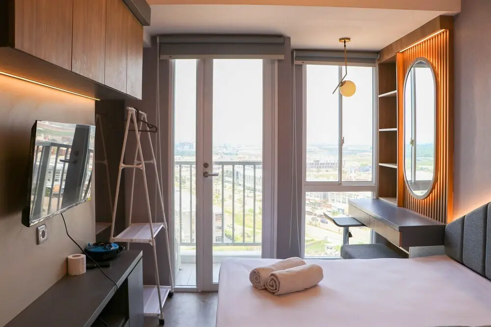 Южный Тангеранг: Studio (No Kitchen) With Sea View Tokyo Riverside Pik 2 Apartment