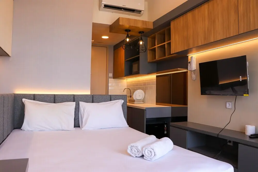 Южный Тангеранг: Studio (No Kitchen) With Sea View Tokyo Riverside Pik 2 Apartment