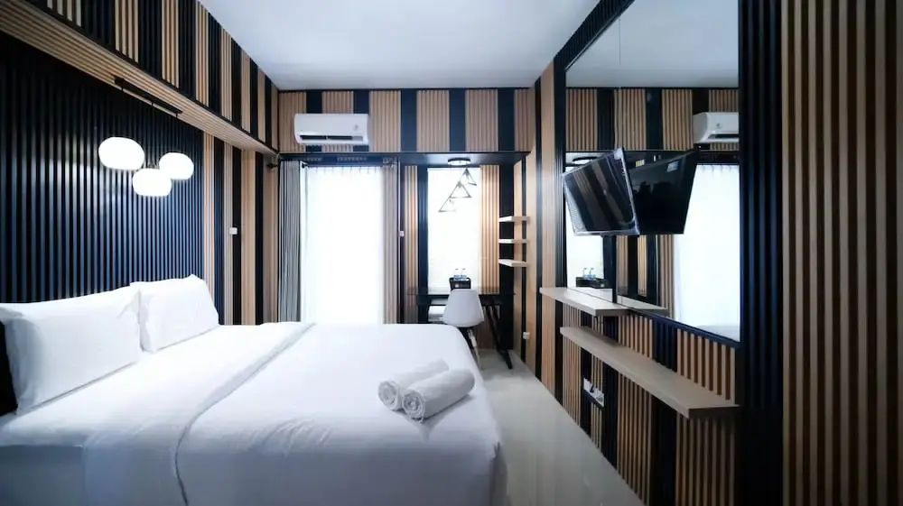 Сурабая: Comfy Studio Connected To Mall At Orchard Supermall Mansion Apartment