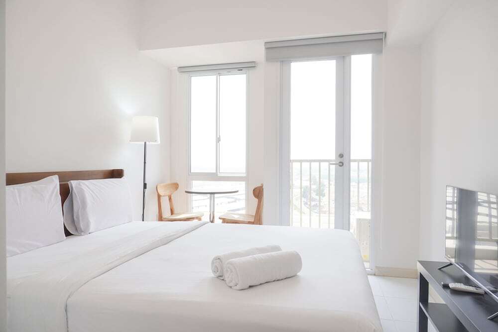 Tranquil Stay Studio with Sea View (No Kitchen) at Tokyo Riverside PIK 2 Apartment By Travelio — фото 1