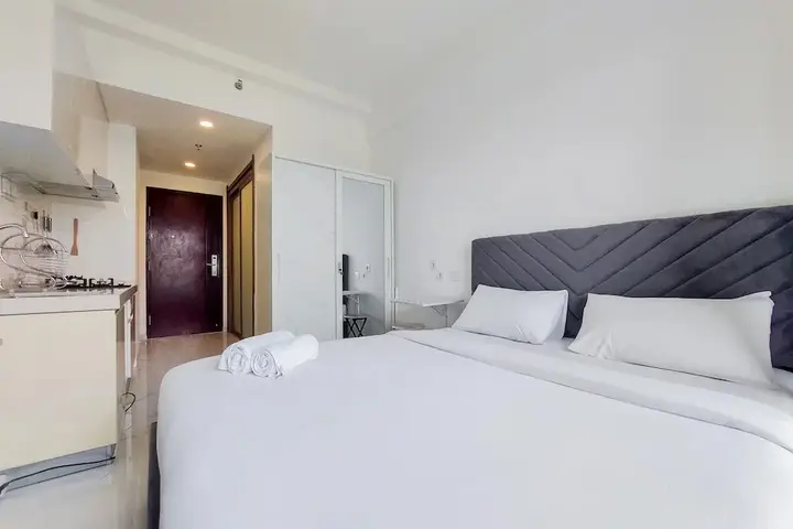 Legok: Fully Furnished With Cozy Studio Sky House Bsd Apartment