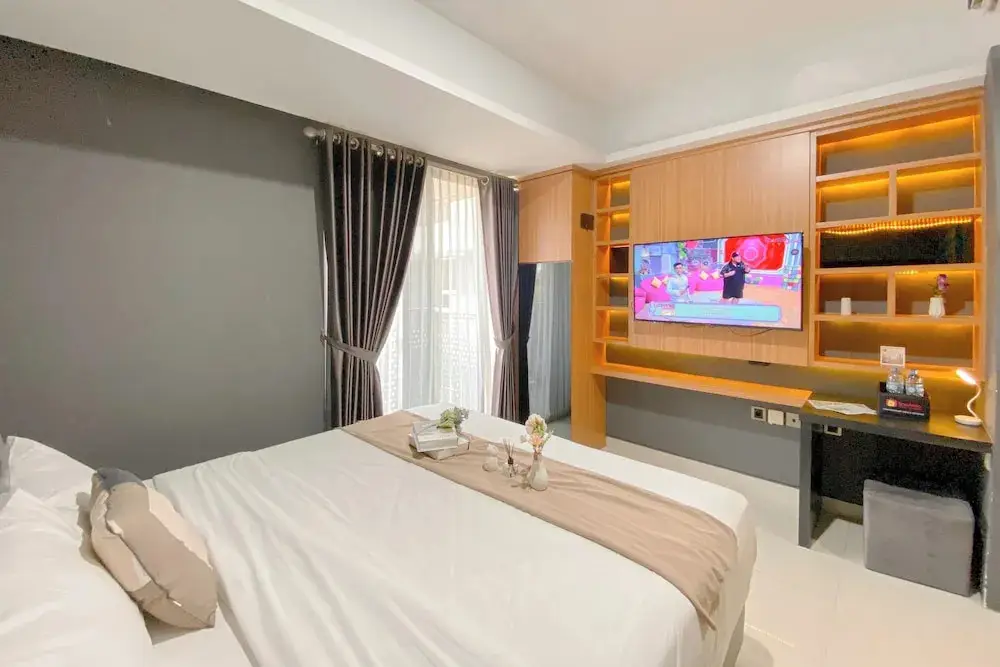 Джакарта: Homey And Cozy Living Studio At West Vista Apartment