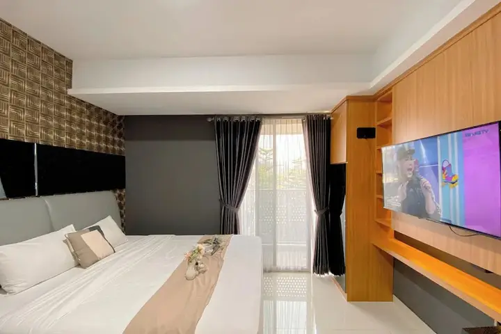 Джакарта: Homey And Cozy Living Studio At West Vista Apartment