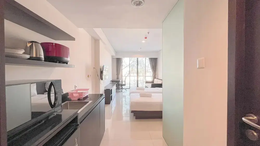 Беноа: Modern Furnished Studio (No Kitchen) Apartment At Skales Residence Nusa Dua Bali