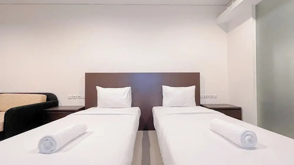 Беноа: Modern Furnished Studio (No Kitchen) Apartment At Skales Residence Nusa Dua Bali