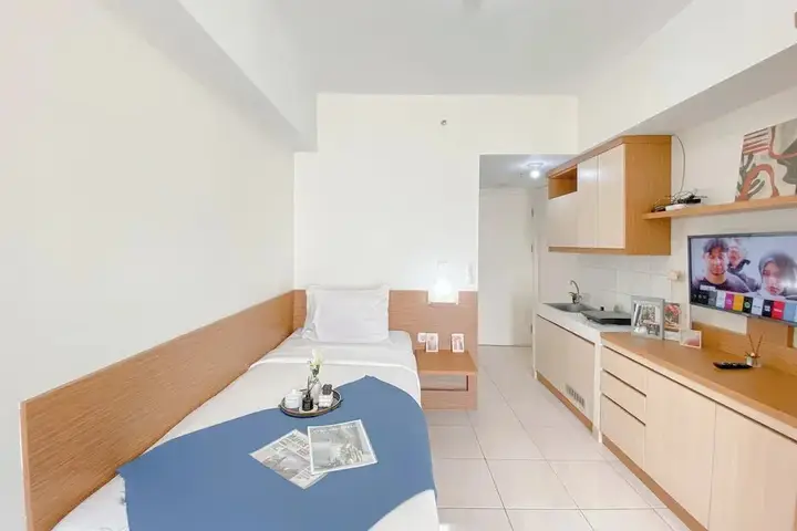 Бекаси: Homey And Compact Studio Apartment Springlake Summarecon Bekasi