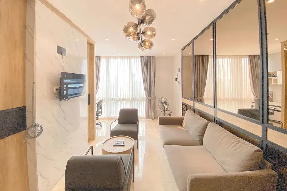 Джакарта: Wonderful And Homey 1Br Apartment The Empyreal Epicentrum Kuningan