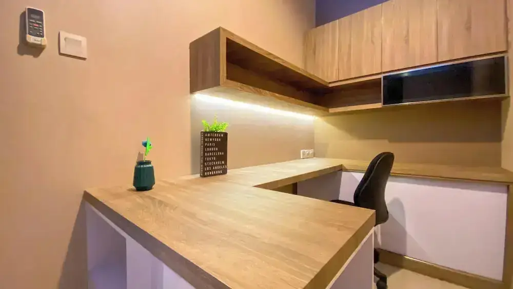 Джакарта: Homey Combined 3Br With Working Room At Gp Plaza Apartment