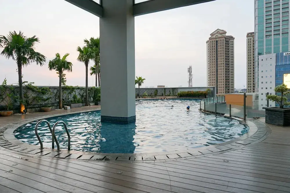Джакарта: Homey Combined 3Br With Working Room At Gp Plaza Apartment