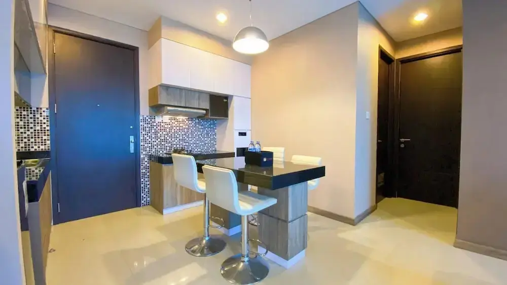 Джакарта: Homey Combined 3Br With Working Room At Gp Plaza Apartment