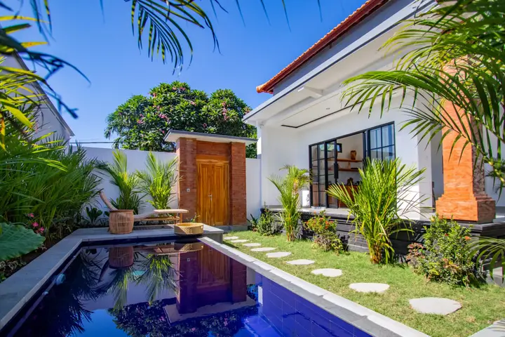 Керобокан: Вилла Новая частная,Огромный бассейн, Чангу, View Bali