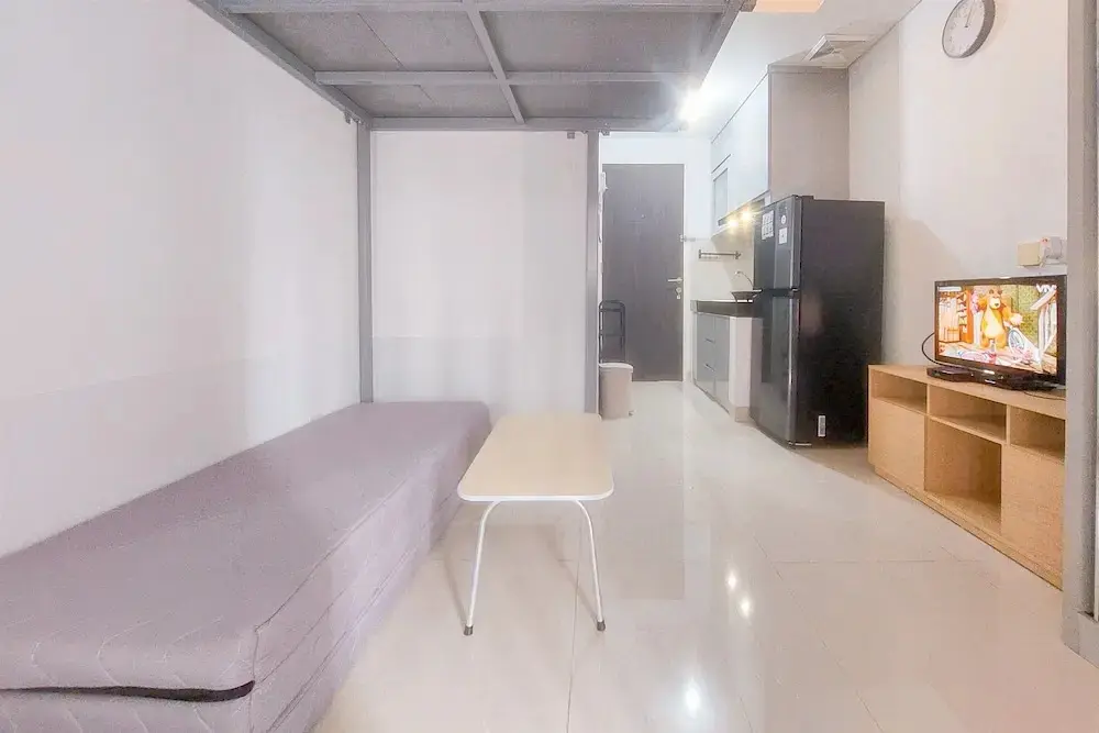 Legok: Fully Furnished Studio With Mezzanine Bed At Serpong Garden Apartment