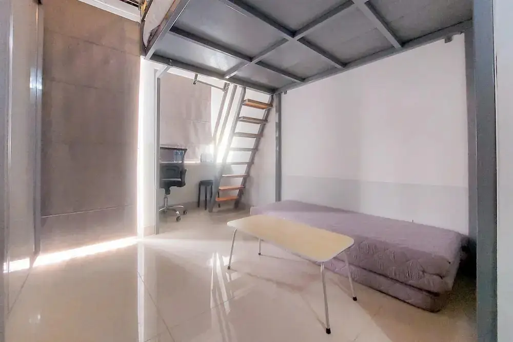Legok: Fully Furnished Studio With Mezzanine Bed At Serpong Garden Apartment