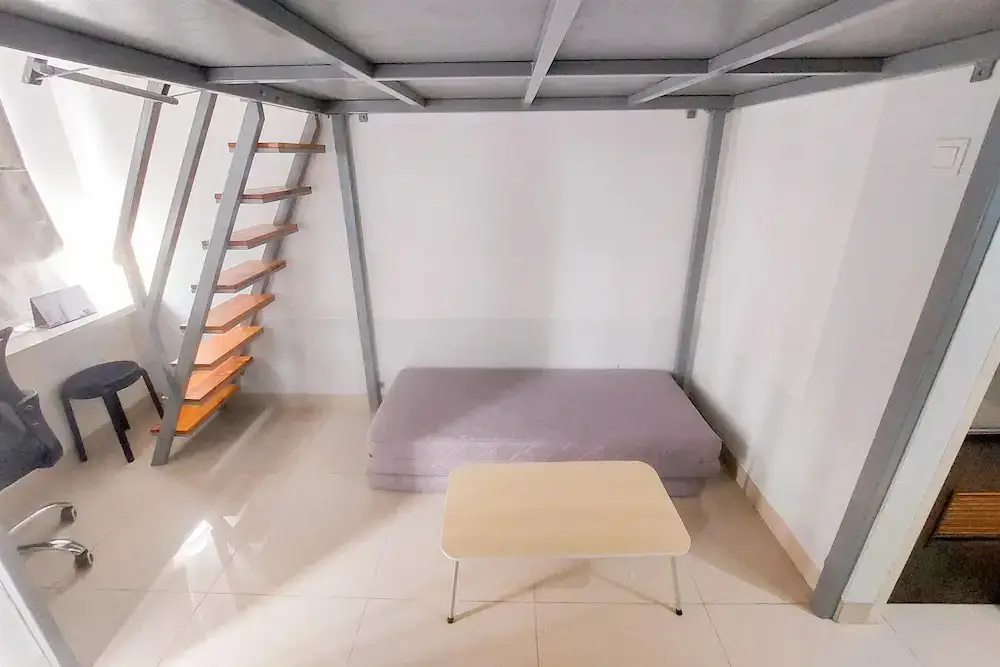 Legok: Fully Furnished Studio With Mezzanine Bed At Serpong Garden Apartment