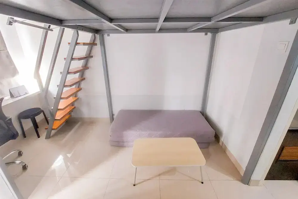 Legok: Fully Furnished Studio With Mezzanine Bed At Serpong Garden Apartment