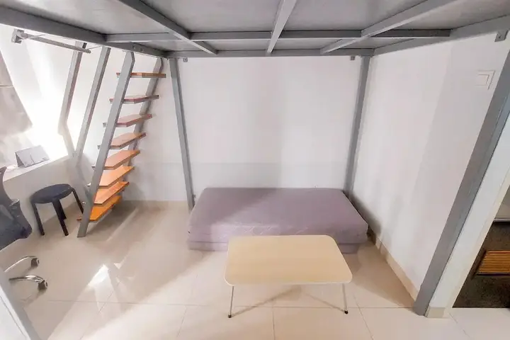 Legok: Fully Furnished Studio With Mezzanine Bed At Serpong Garden Apartment