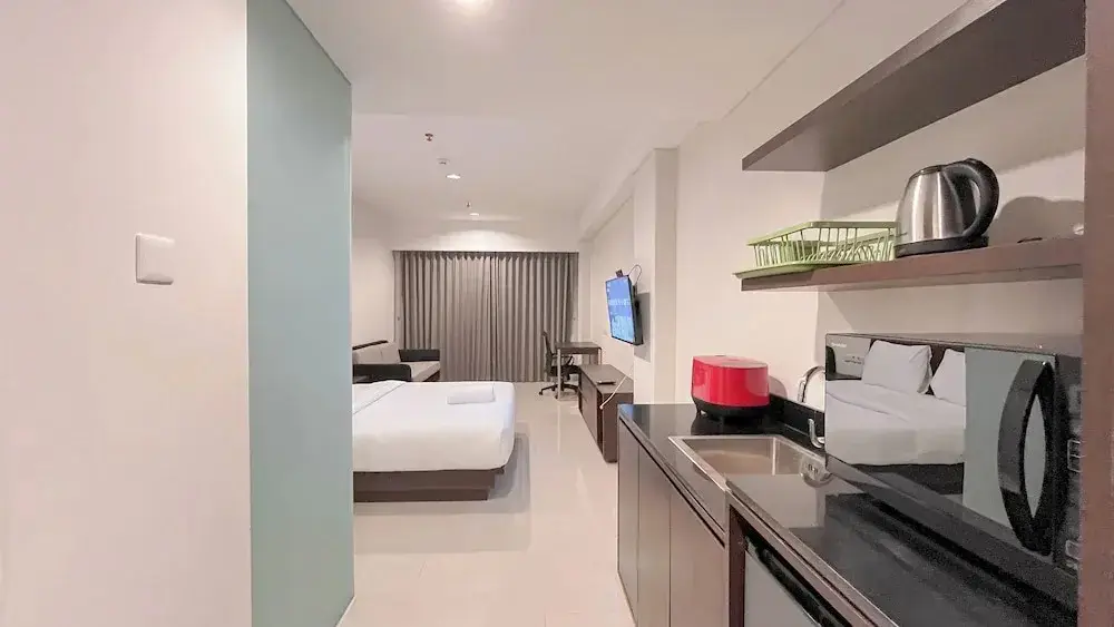 Беноа: Serene Studio (No Kitchen) Space Skales Residence Nusa Dua Bali Apartment