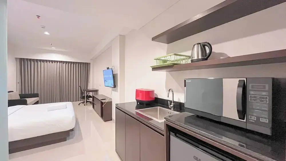 Беноа: Serene Studio (No Kitchen) Space Skales Residence Nusa Dua Bali Apartment