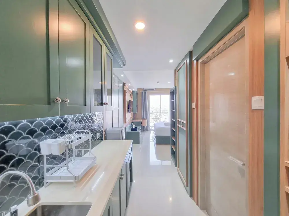 Ngaglik: Tranquil and Modern Studio Mataram City Apartment