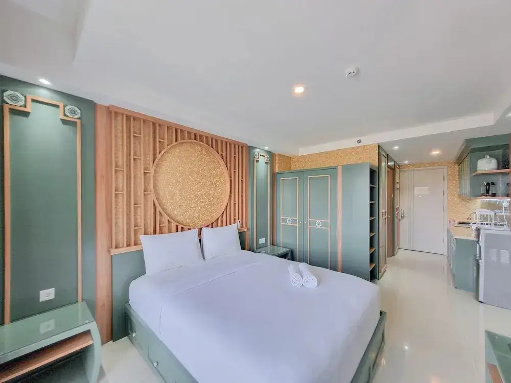 Ngaglik: Tranquil and Modern Studio Mataram City Apartment