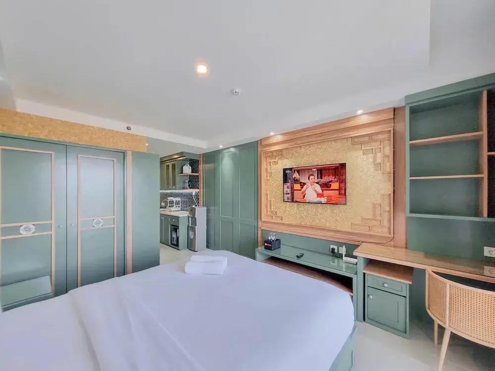 Ngaglik: Tranquil and Modern Studio Mataram City Apartment