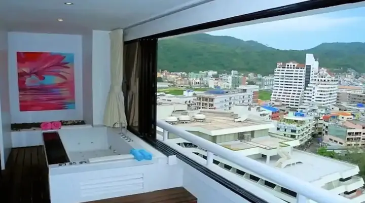 Кату: Patong Tower 1 Bedroom Apartment City View