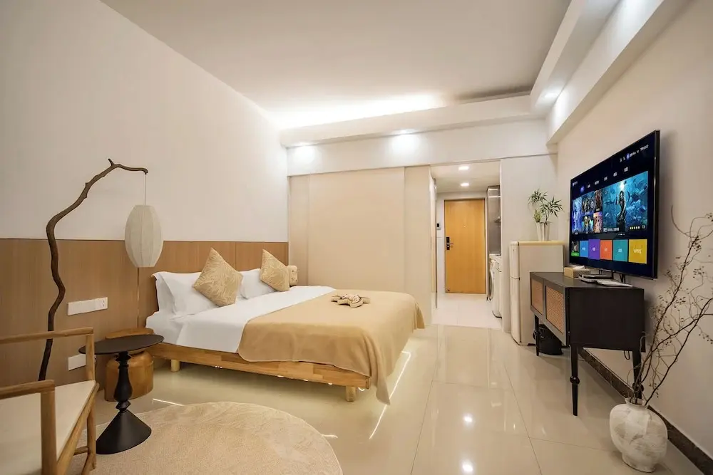 Гуанчжоу: Lavande International ApartHotel US Consulate General Guangzhou Zhujiang New Town Metro Branch - Free Shuttle Bus to Canton Fair Complex During Canton Fair Period & Free VPN Internet Access