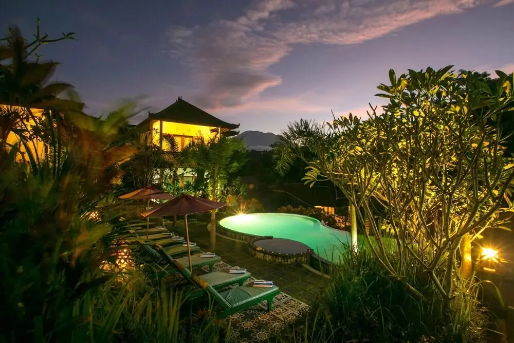 Селат: Bukit Temawang - Villa and Farm with Mt. Agung View