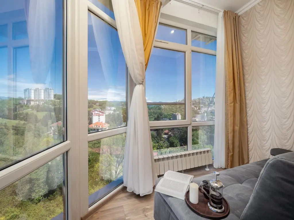 Сочи: Квартира Panorama c видом на Море Дендрарий