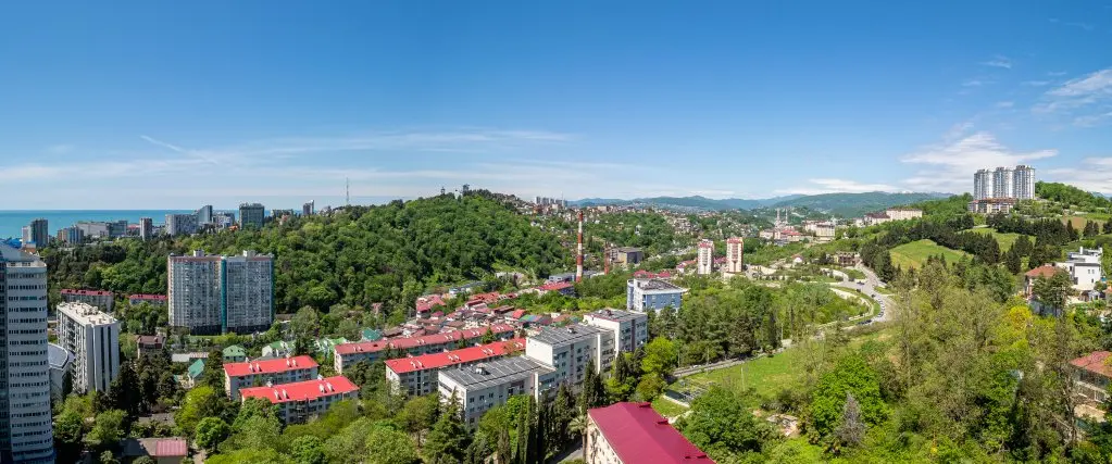 Сочи: Квартира Panorama c видом на Море Дендрарий
