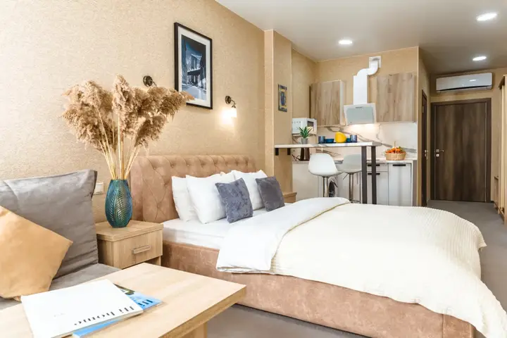 Анапа: Апартаменты Премиум Студия Голубые Дали 9 B-Flats