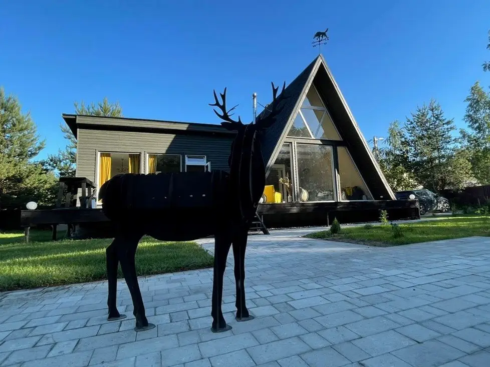 Никольское: Дом Шварцвальд A-frame с сауной