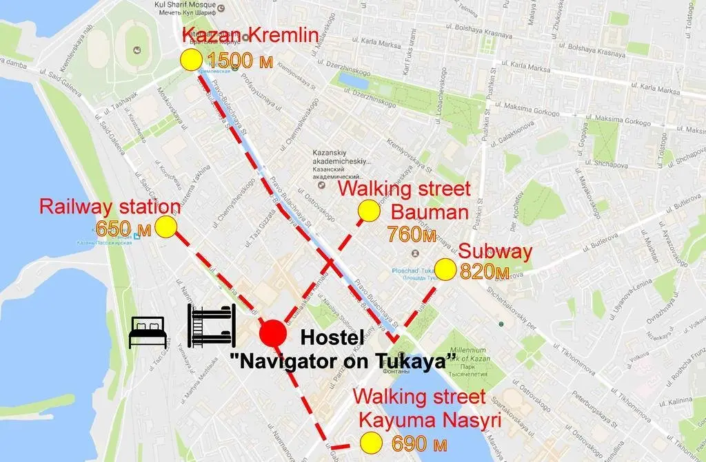 Казань: Жилые помещения Navigator na Tukaya