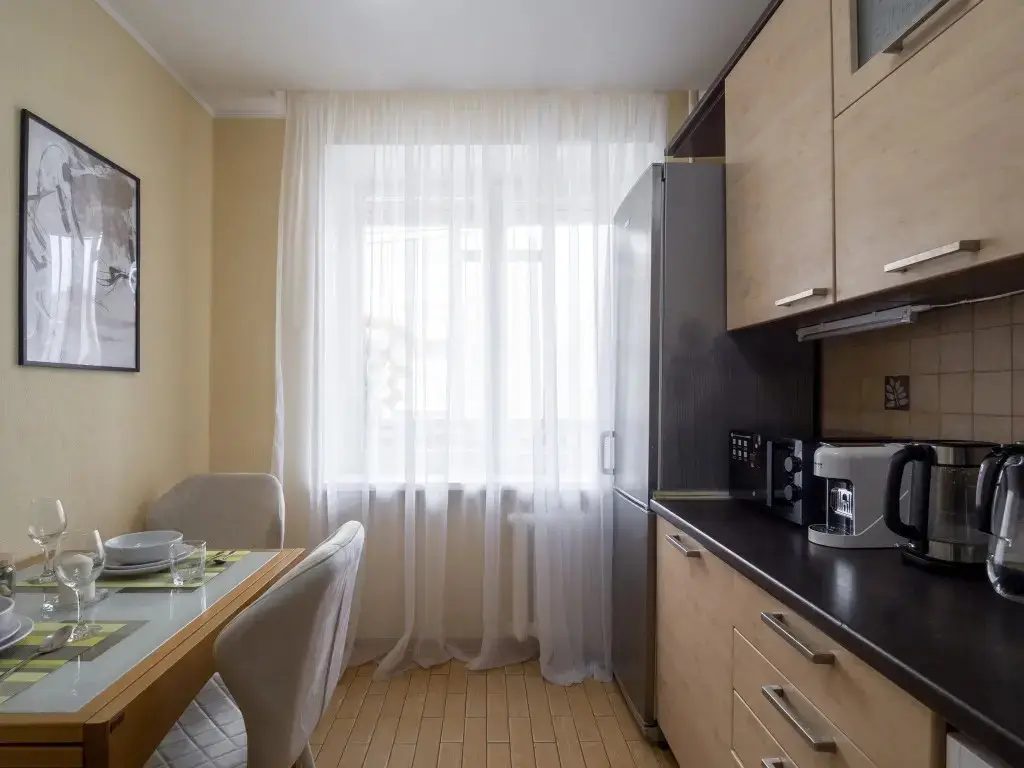 Москва: Studio apartment at Gagarinsky lane No 8