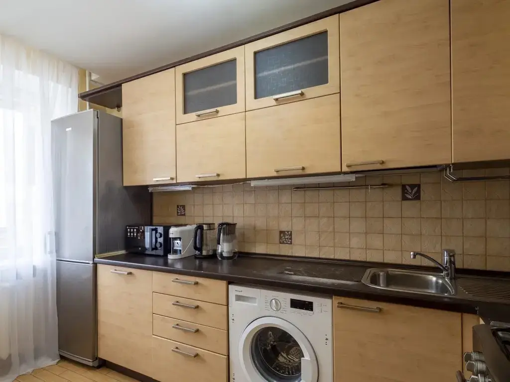 Москва: Studio apartment at Gagarinsky lane No 8