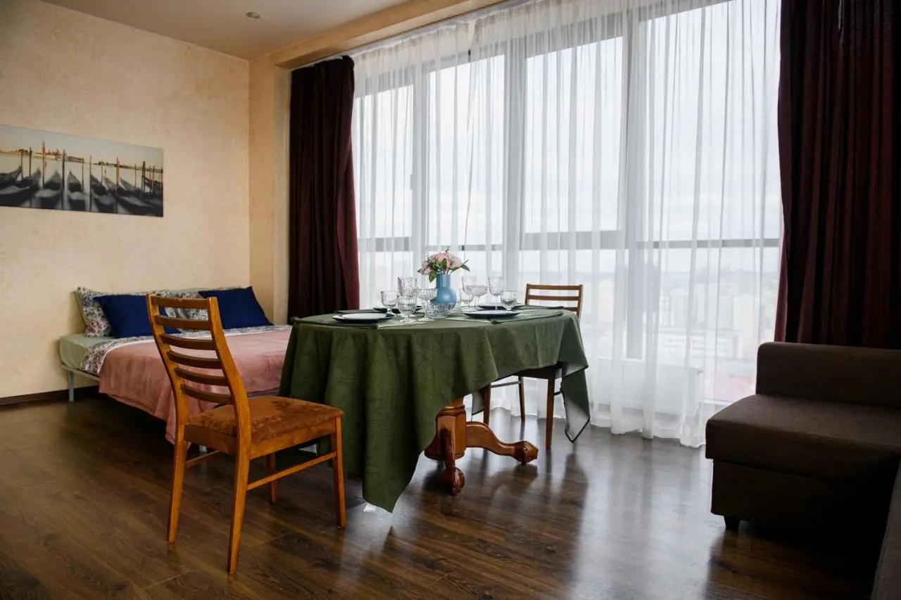 Уфа: 01502 Верхняя Торговая Residence Однокомнатные апартаменты с Панорамным видом на 15эт
