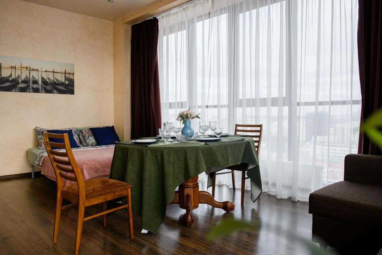 Уфа: 01502 Верхняя Торговая Residence Однокомнатные апартаменты с Панорамным видом на 15эт