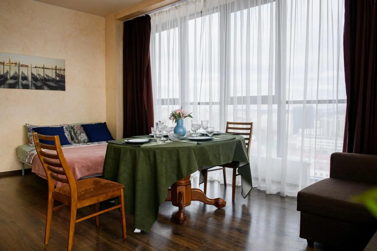 Уфа: 01502 Верхняя Торговая Residence Однокомнатные апартаменты с Панорамным видом на 15эт