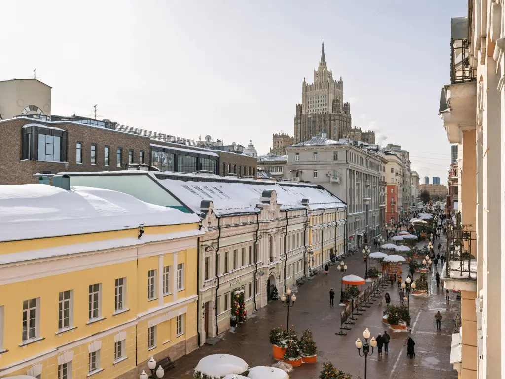 Москва: Квартира GM Apartments c Панорамным Видом на Арбат и Высотку Мид