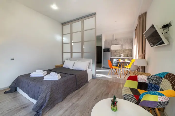 Красная Поляна: ЖК Зимняя сказка Deluxe Apartment