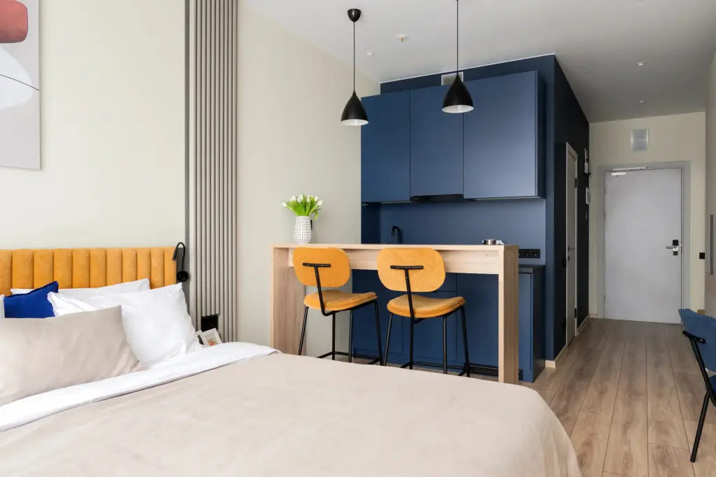 Апартаменты RentalSPb студия у метро Ладожская — фото 1
