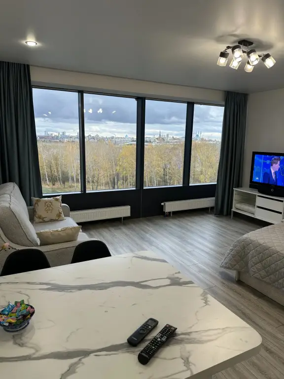 Казань: Квартира Атлантис Home Aparts - панорамный вид на Кремль. Рядом Новая волна. Чаша, Аквапарк, м. Козья Слобода
