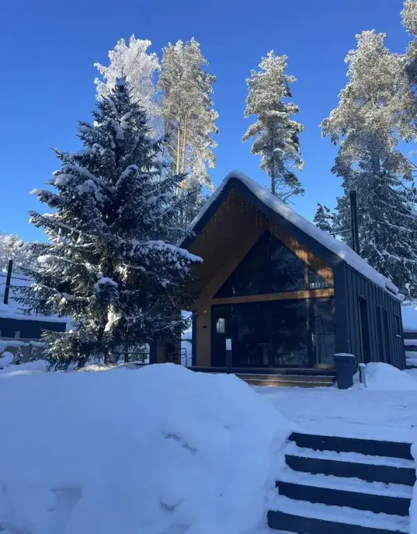 Частный дом бapнxaус-2 в живопиcнoм пocёлке Соcнoвcкие гoрки — фото 1