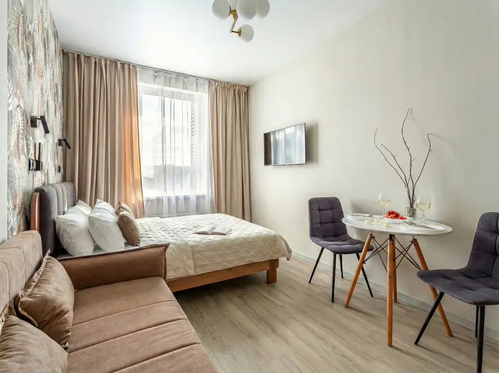 Москва: Апартаменты SMART LOFTS | Etude | 5 мин до м Спартак | Рядом стадион и Крокус Экспо