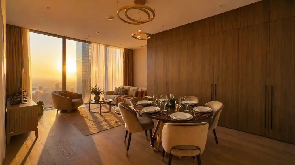 Москва: Апартаменты Sky City Moscow 75 этаж! Шикарный вид на МГУ, Парк Победы, Лужники, башни и город! Дизайнерский! Закатная стороны!